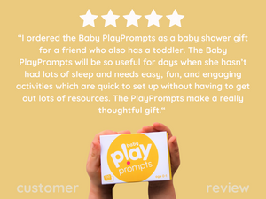 baby playPROMPTS activity cards for newborns to one year olds