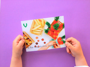 A-Z of playPROMPTS printable activity cards for kids aged 1+