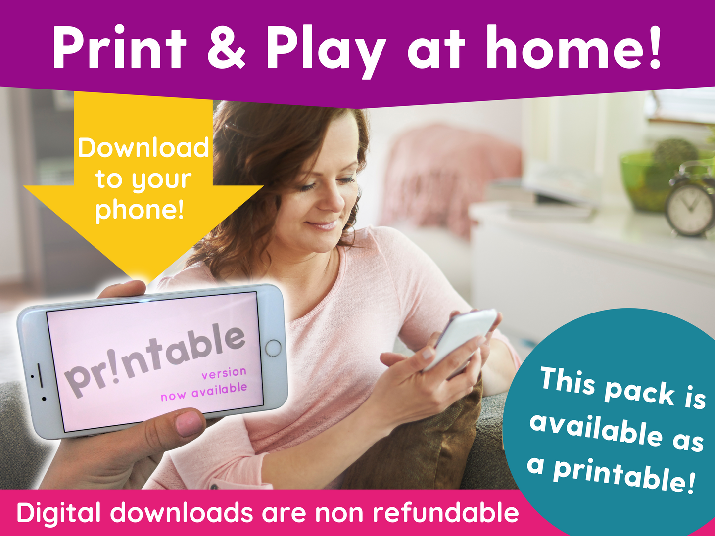 A-Z of playPROMPTS printable activity cards for kids aged 1+