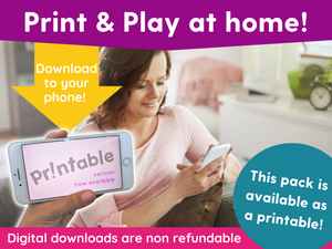 original playPROMPTS printable activity cards for 1-3 year olds
