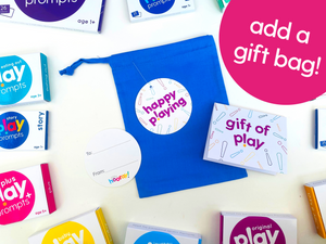 A-Z of playPROMPTS printable activity cards for kids aged 1+