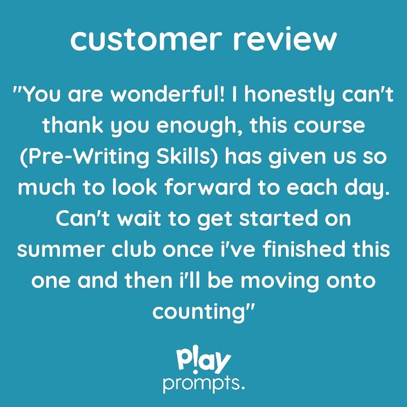 Online Course: Pre-Writing Skills | playHOORAY!